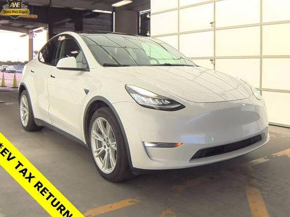 TESLA MODEL Y 2020 5YJYGDEE6LF004375 image